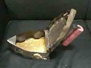 gold in iron box